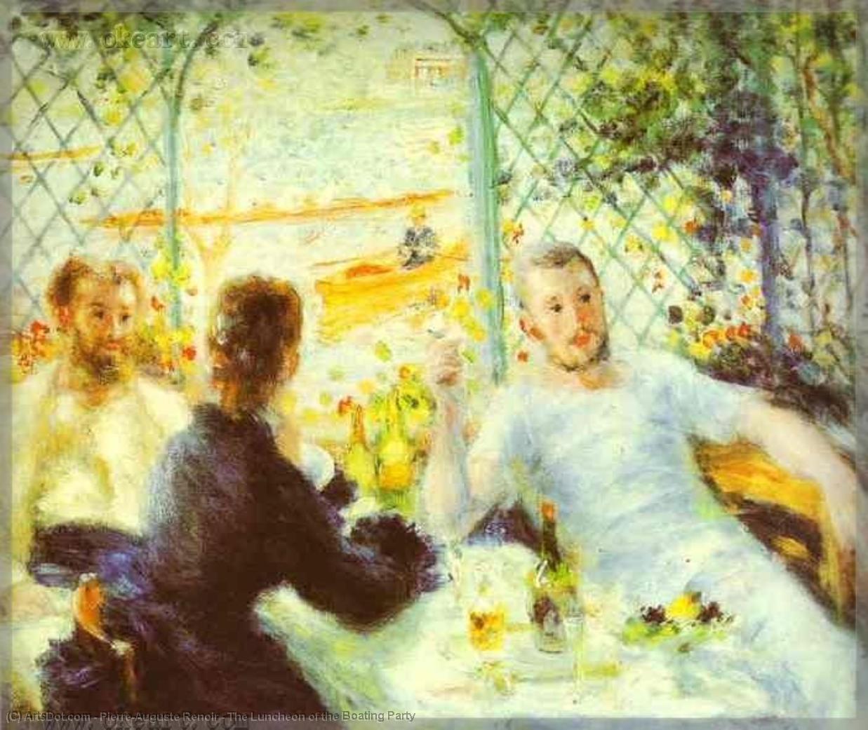 The Luncheon Of The Boating Party — Pierre-auguste Renoir