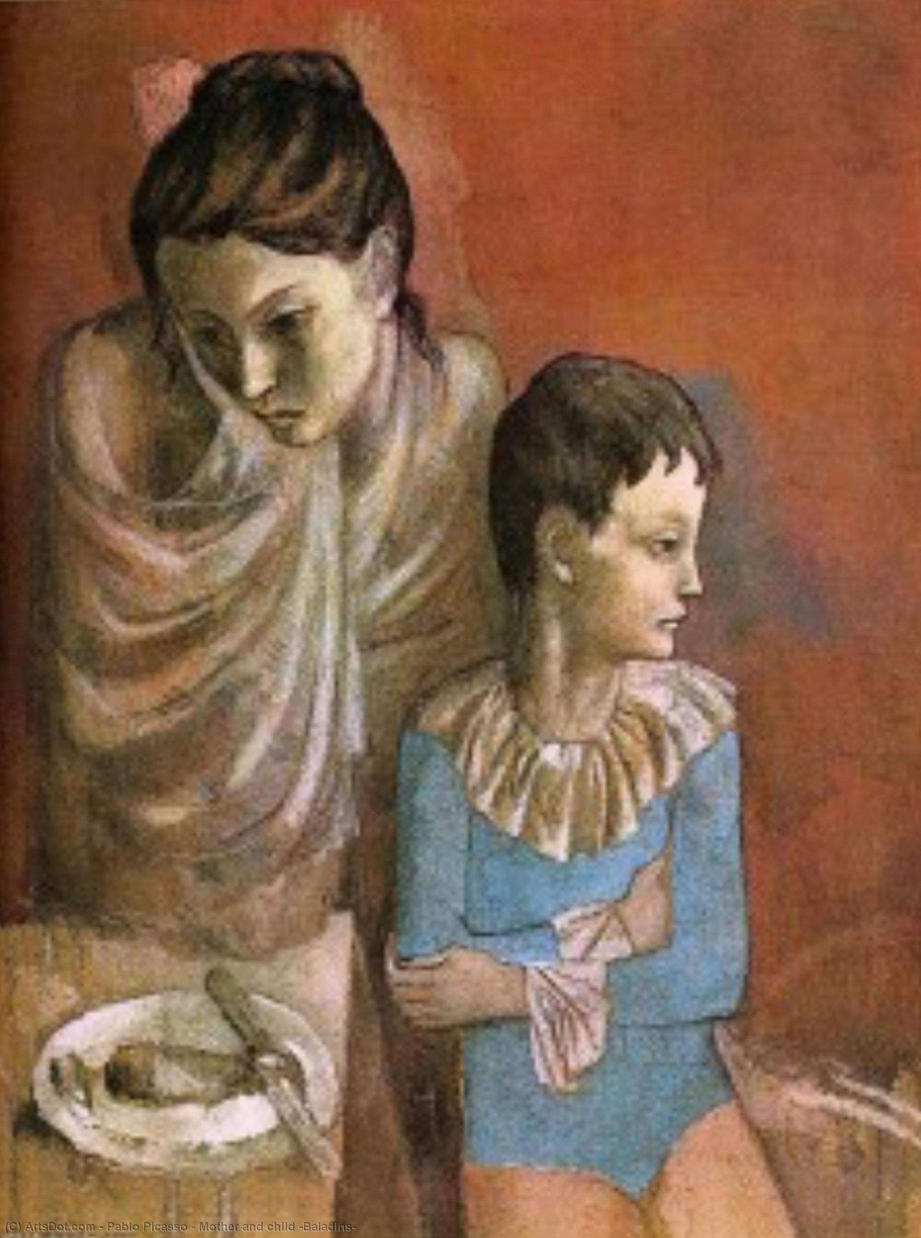 Mother And Child (baladins) — Pablo Picasso