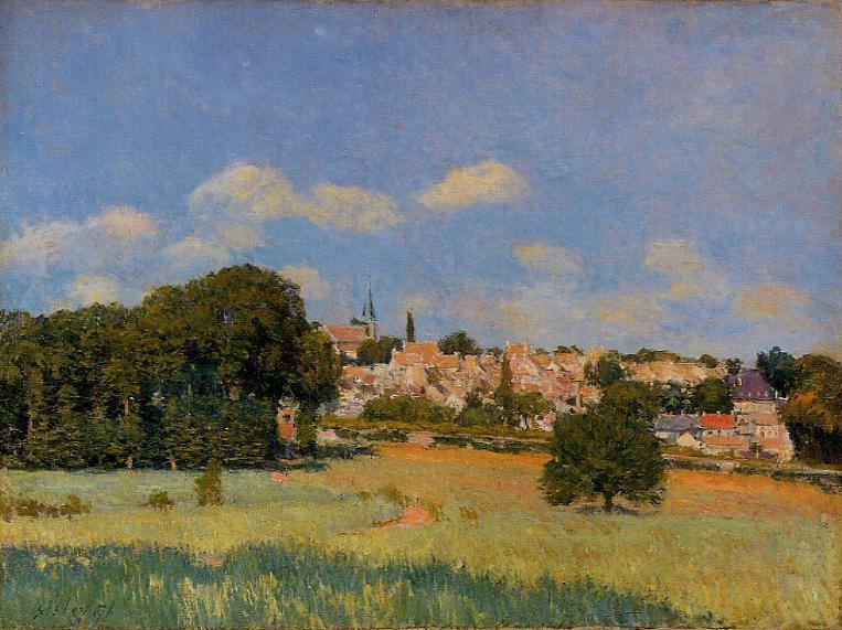 View Of St. Cloud - Sunshine — Alfred Sisley