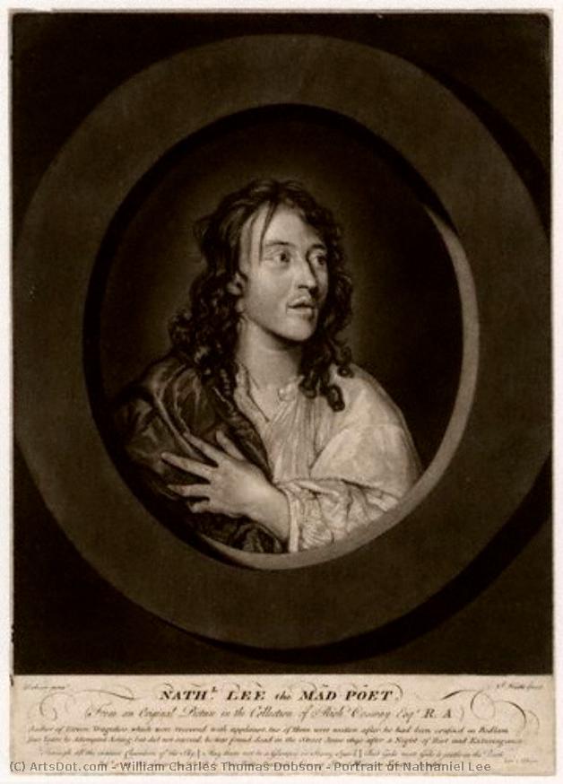 Portrait Of Nathaniel Lee — William Charles Thomas Dobson