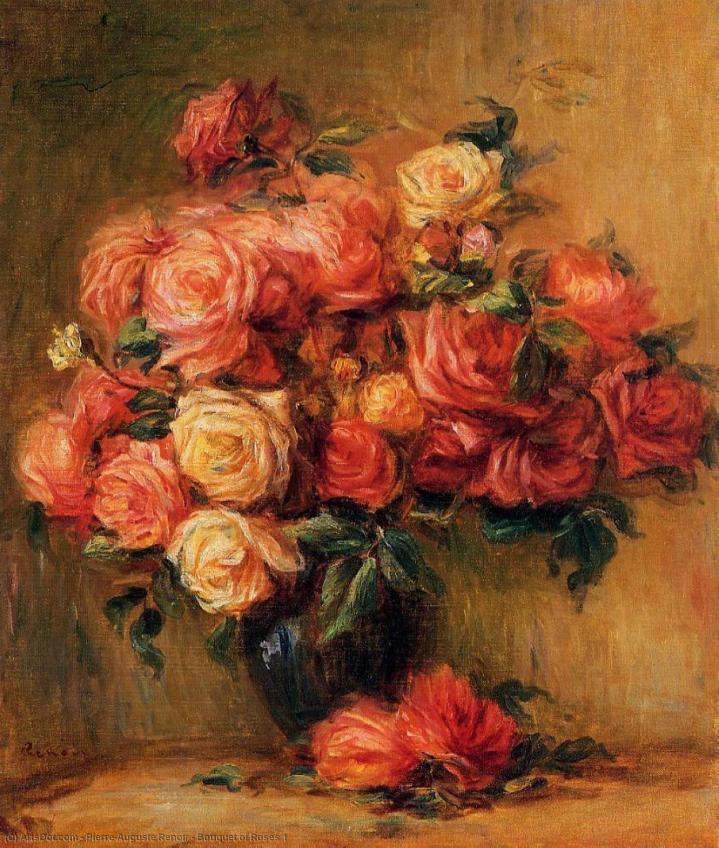 Bouquet Of Roses 1 — Pierre-auguste Renoir