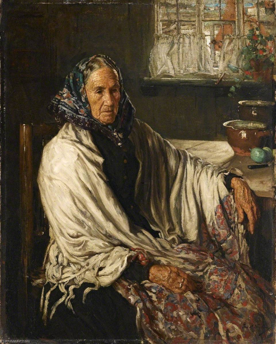 Portrait Of A Devonian (mrs Cleeve) — Francis Henry Newbery