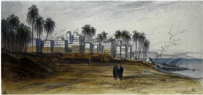 On The Nile, Howabete — Edward Lear