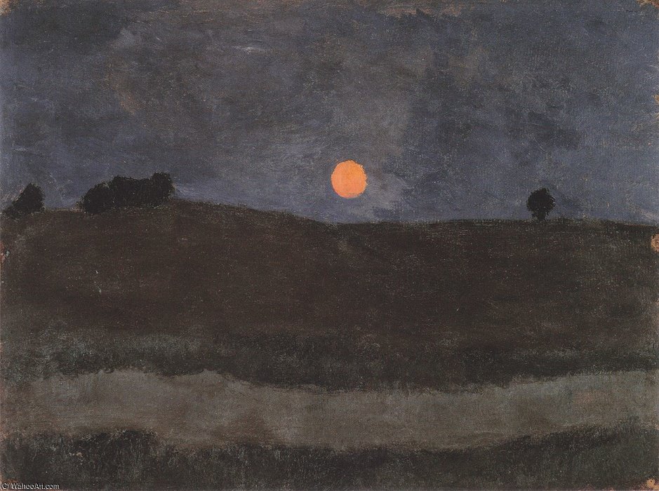 Moonlit Landscape — Paula Modersohn-becker