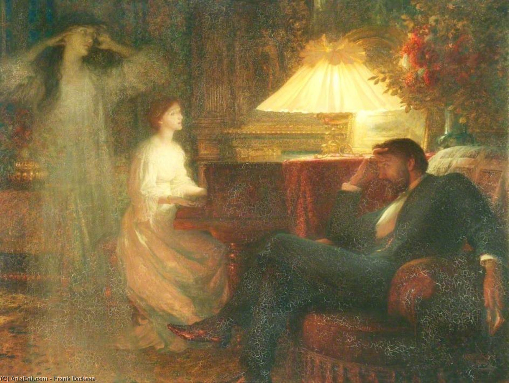 A Reverie — Frank Dicksee