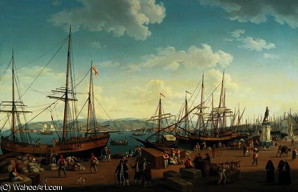 View Of The Port Of Messina — Jacob Philippe Hackert