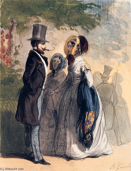 The Regular Visitor To Ranelagh Gardens — Alfred Andre Geniole