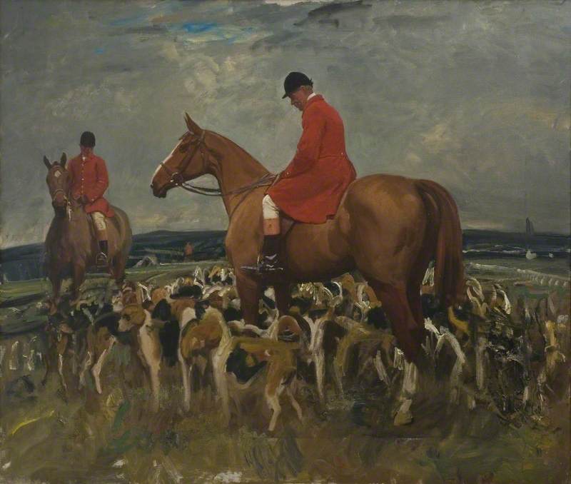 Nobby Gray With The Hunt — Sir Alfred James Munnings