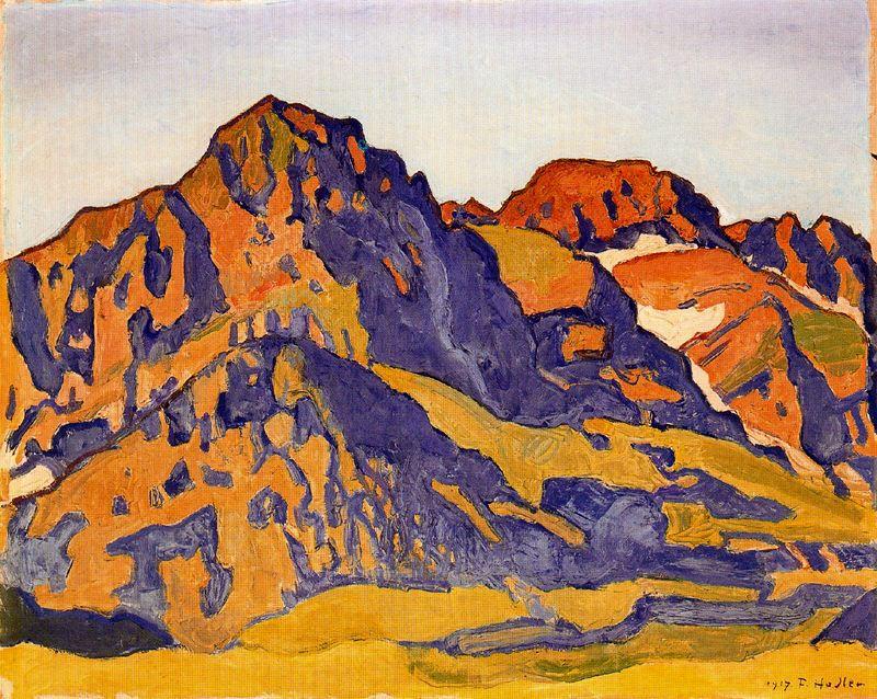 The Dents Blanches — Ferdinand Hodler