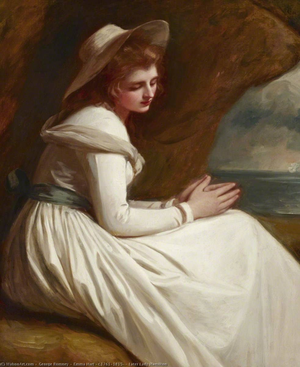 Emma Hart (c.1761–1815), Later Lady Hamilton — George Romney
