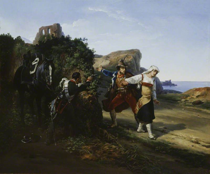 Der Verratene Brigant — Emile Jean Horace Vernet