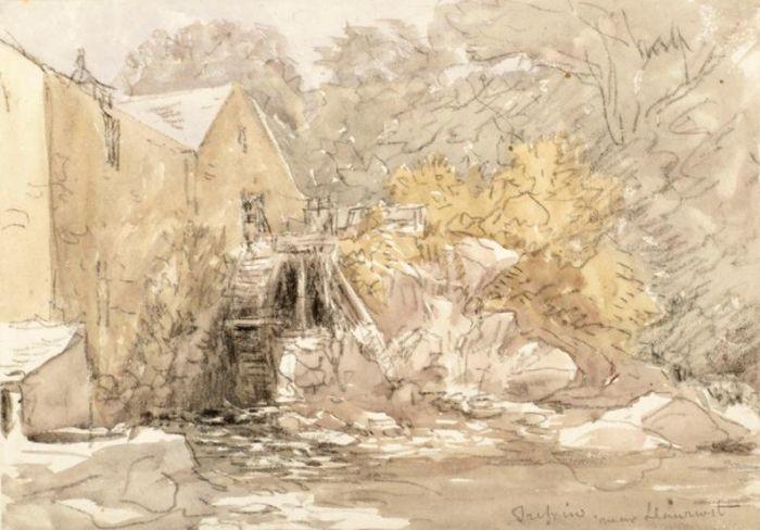 Mill At Trefriw, Near Llanrwst — David Cox