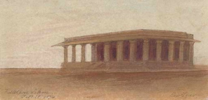 View At Fatehpur Sikri, India — Edward Lear
