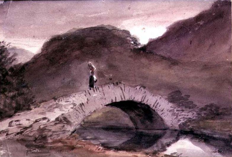 Eine Brücke Bei Borrowdale — John Constable