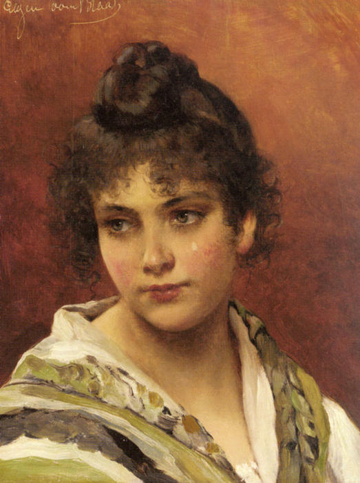 A Young Beauty 1 — Eugen Von Blaas