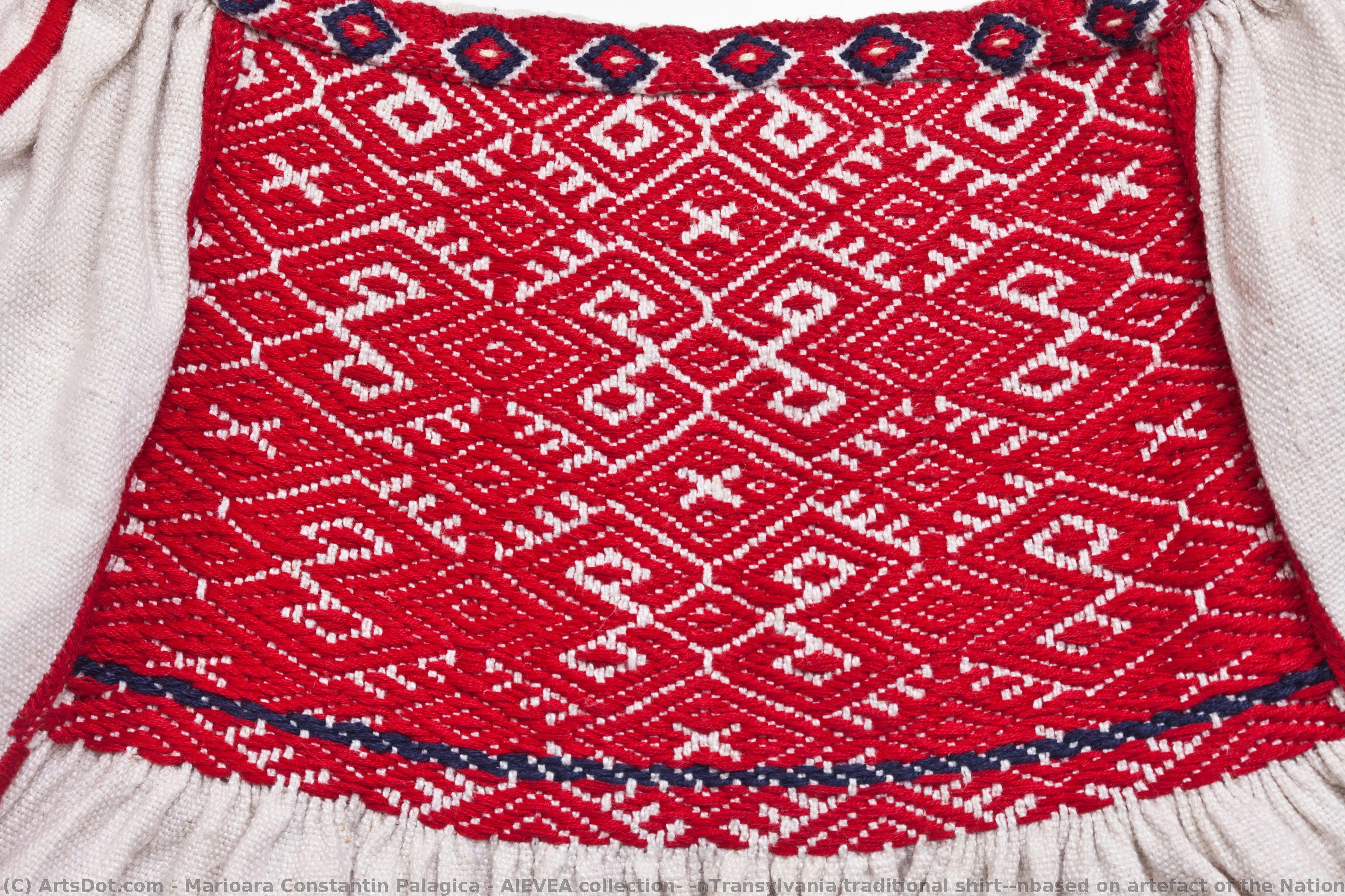 Aievea Collection; \ntransylvania Traditional Shirt;\nbased On Artefact Of The National Museum Of The Romanian Peasant — Marioara Constantin Palagica
