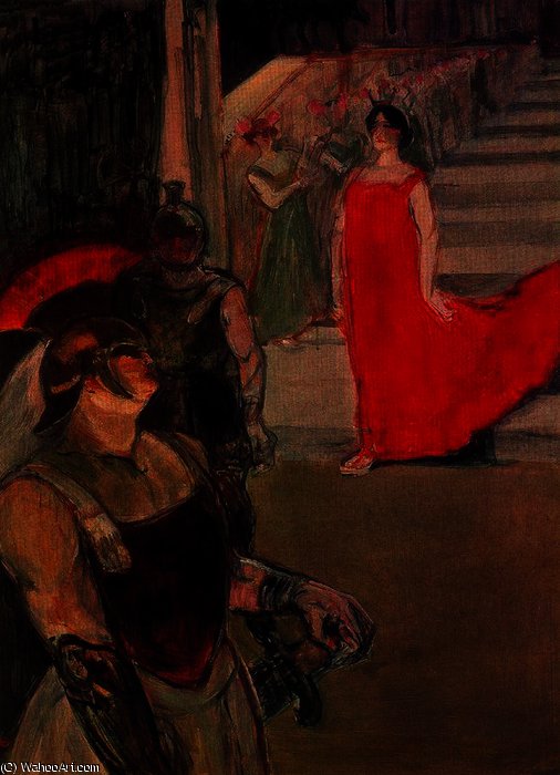 The Opera 'messaline' At Bordeaux — Henri De Toulouse-lautrec