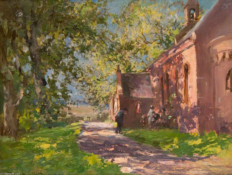 Auchmithie Church — William Mactaggart