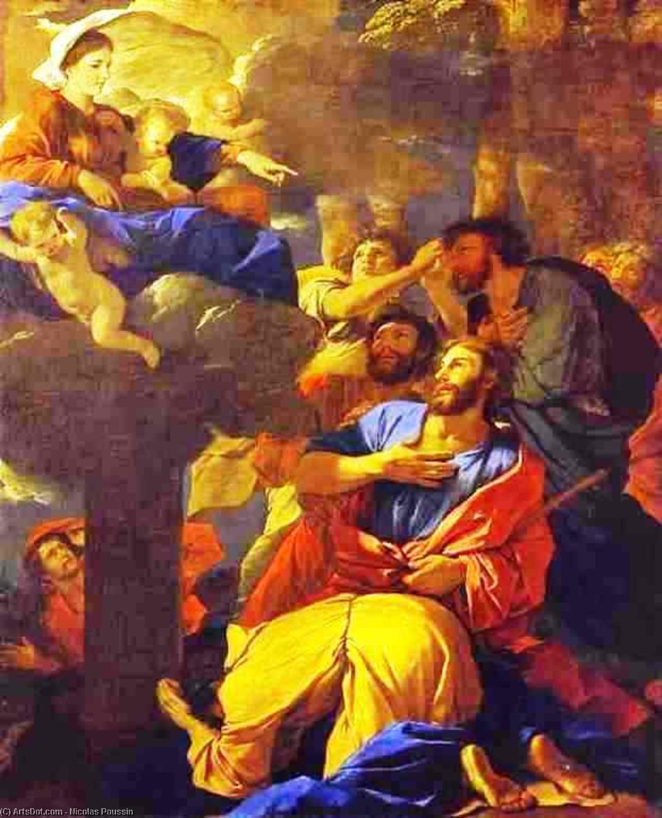 The Virgin Of The Pillar Appearing To St. James The Greater — Nicolas Poussin