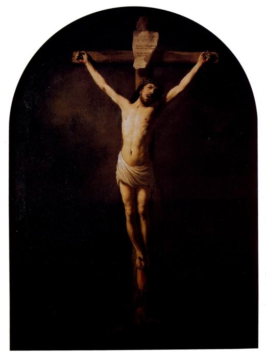 Christ On The Cross — Rembrandt Van Rijn