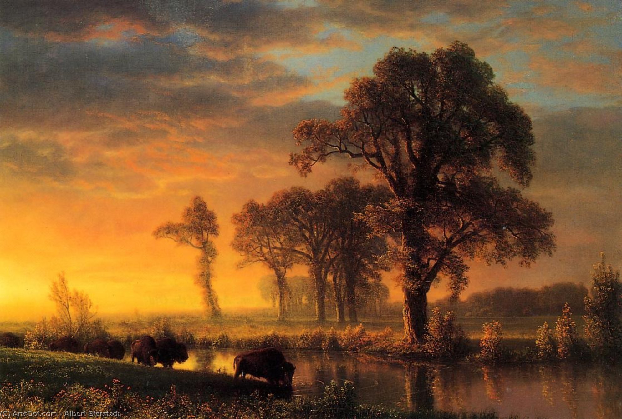 Western Kansas — Albert Bierstadt