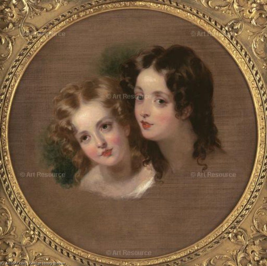 Study Of Two Children — George Henry Harlow