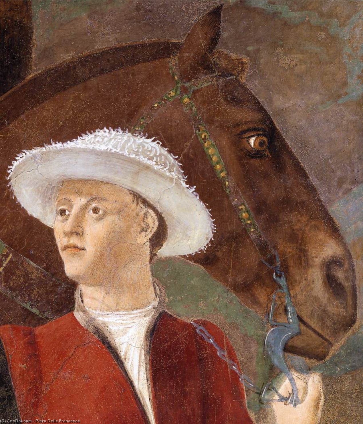 Prozession Der Königin Von Saba (detail) (15) — Piero Della Francesca