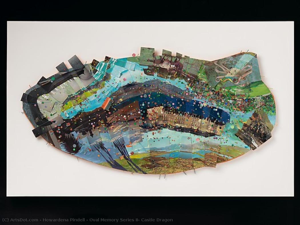 Oval Memory Series Ii: Castle Dragon — Howardena Pindell