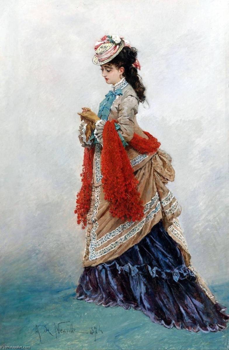 An Elegant Woman — Alphonse De Neuville