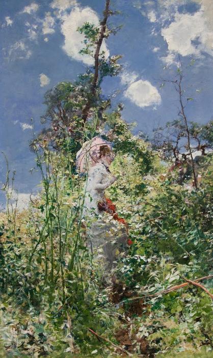 Woman With A Parasol — Giovanni Boldini
