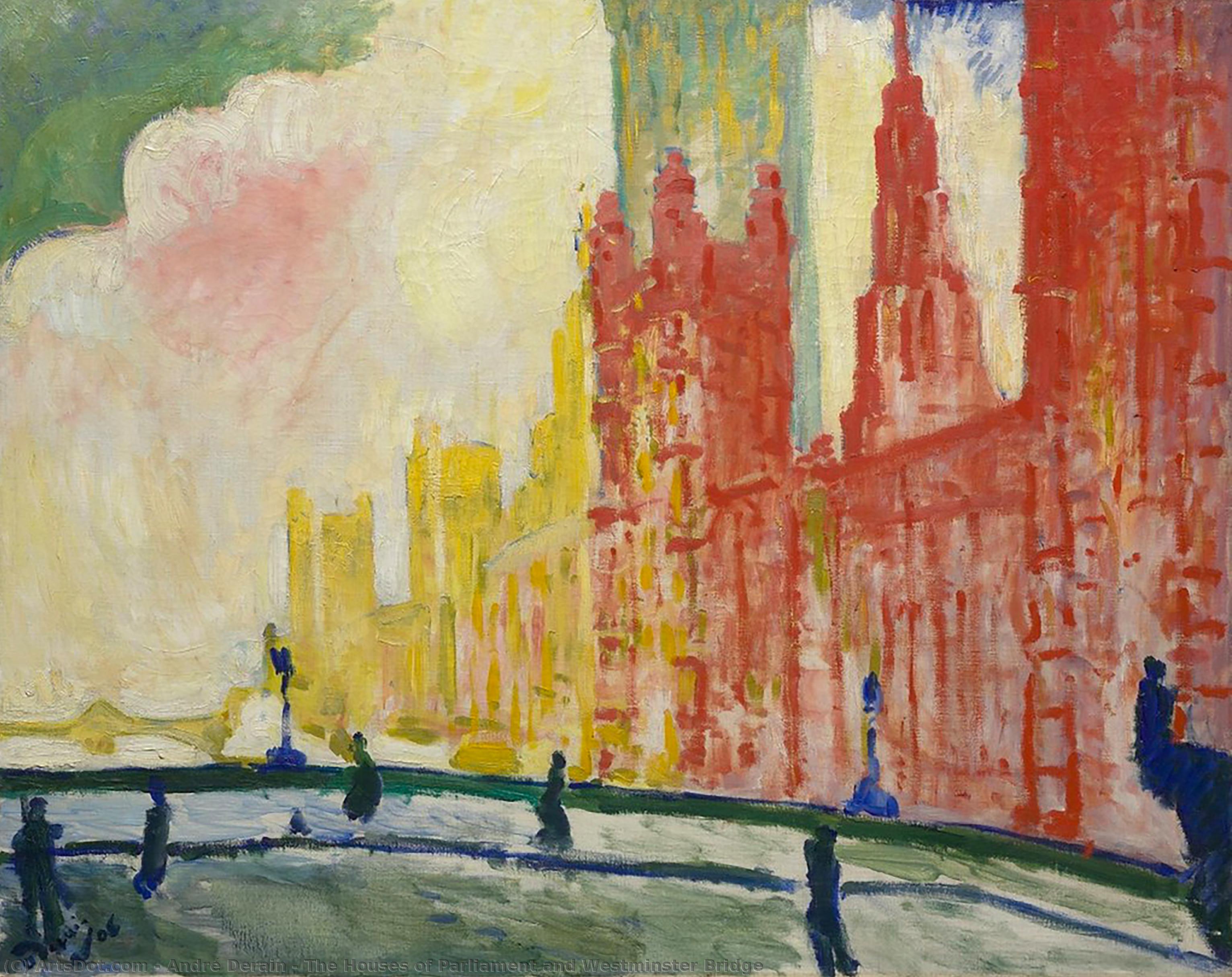 Das Parlamentsgebäude Und Die Westminsterbrücke — André Derain
