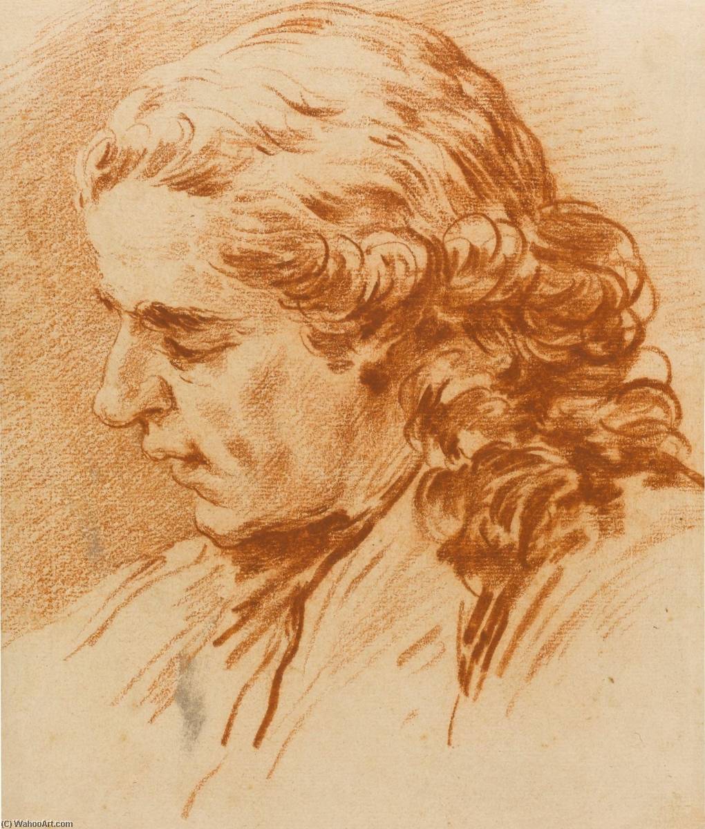 Head Of A Young Man — Charles-andré Van Loo