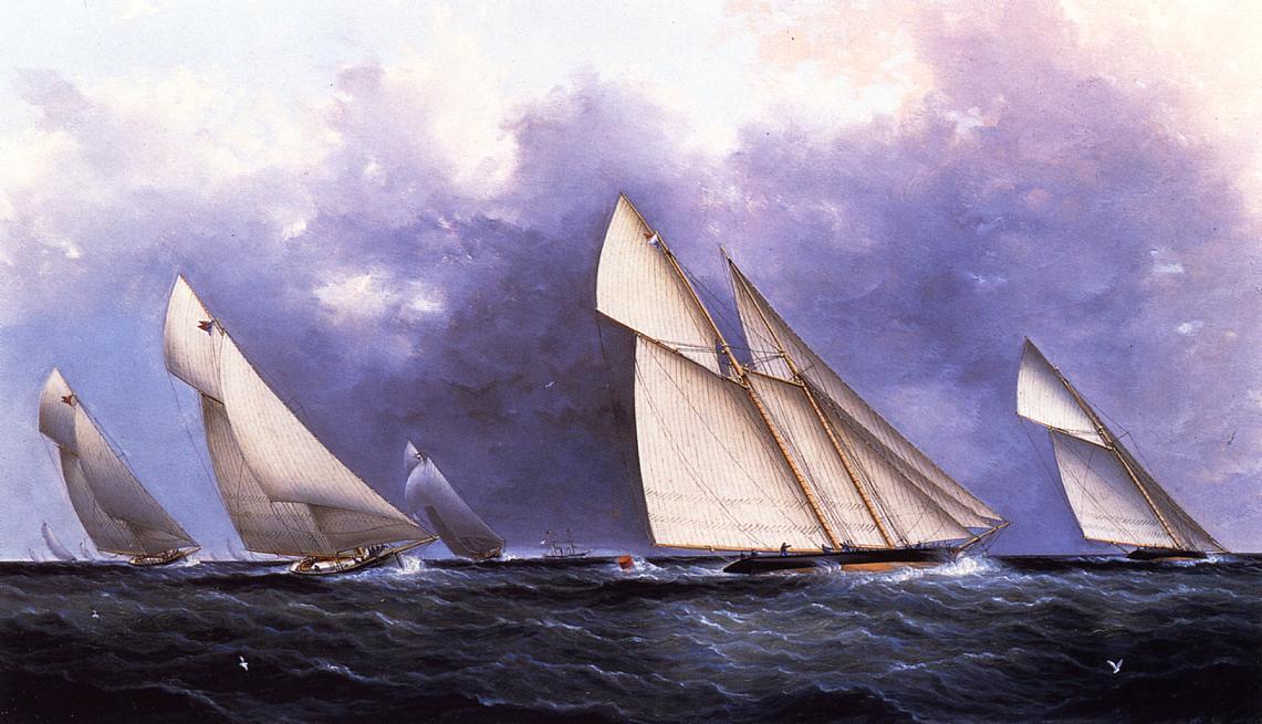 The Yacht Race — James Edward Buttersworth