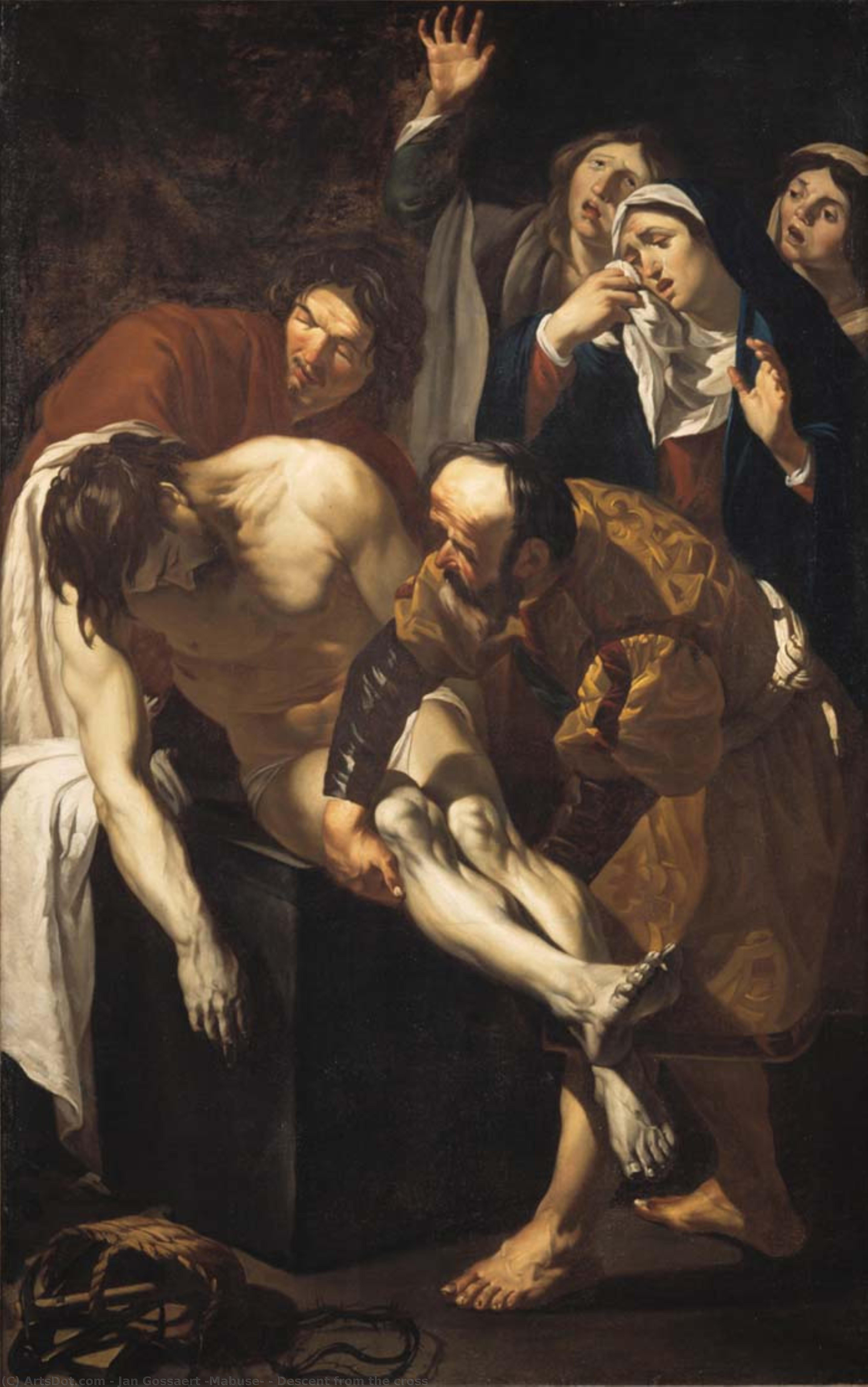 Descent From The Cross — Jan Gossaert (mabuse)