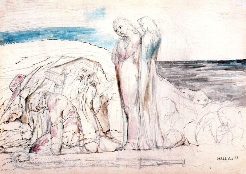 Ugolino Tells His Cruel History — William Blake