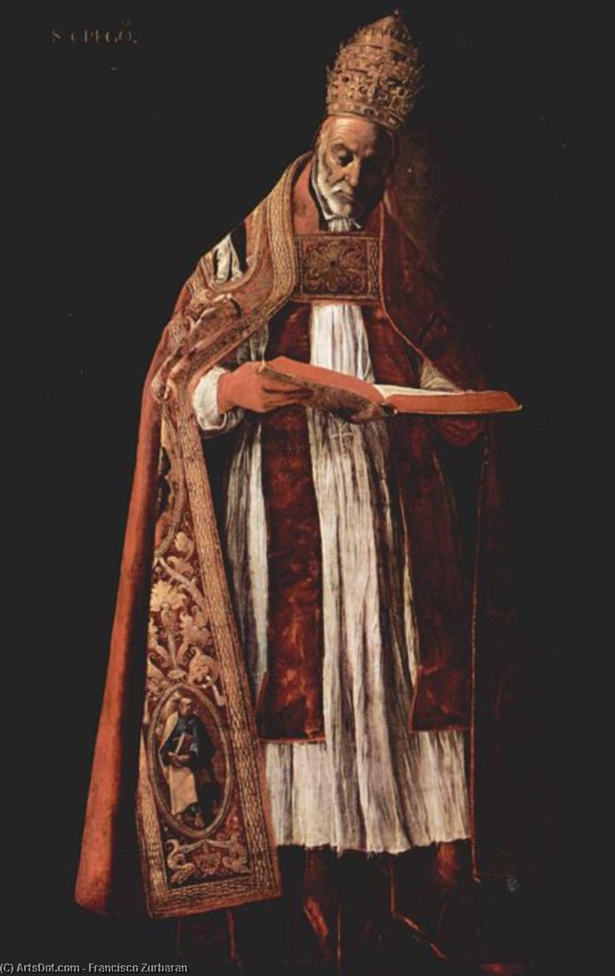 San Gregorio — Francisco De Zurbarán