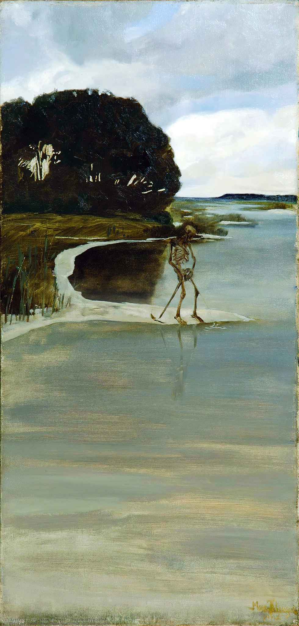 The Death Peeing — Max Klinger