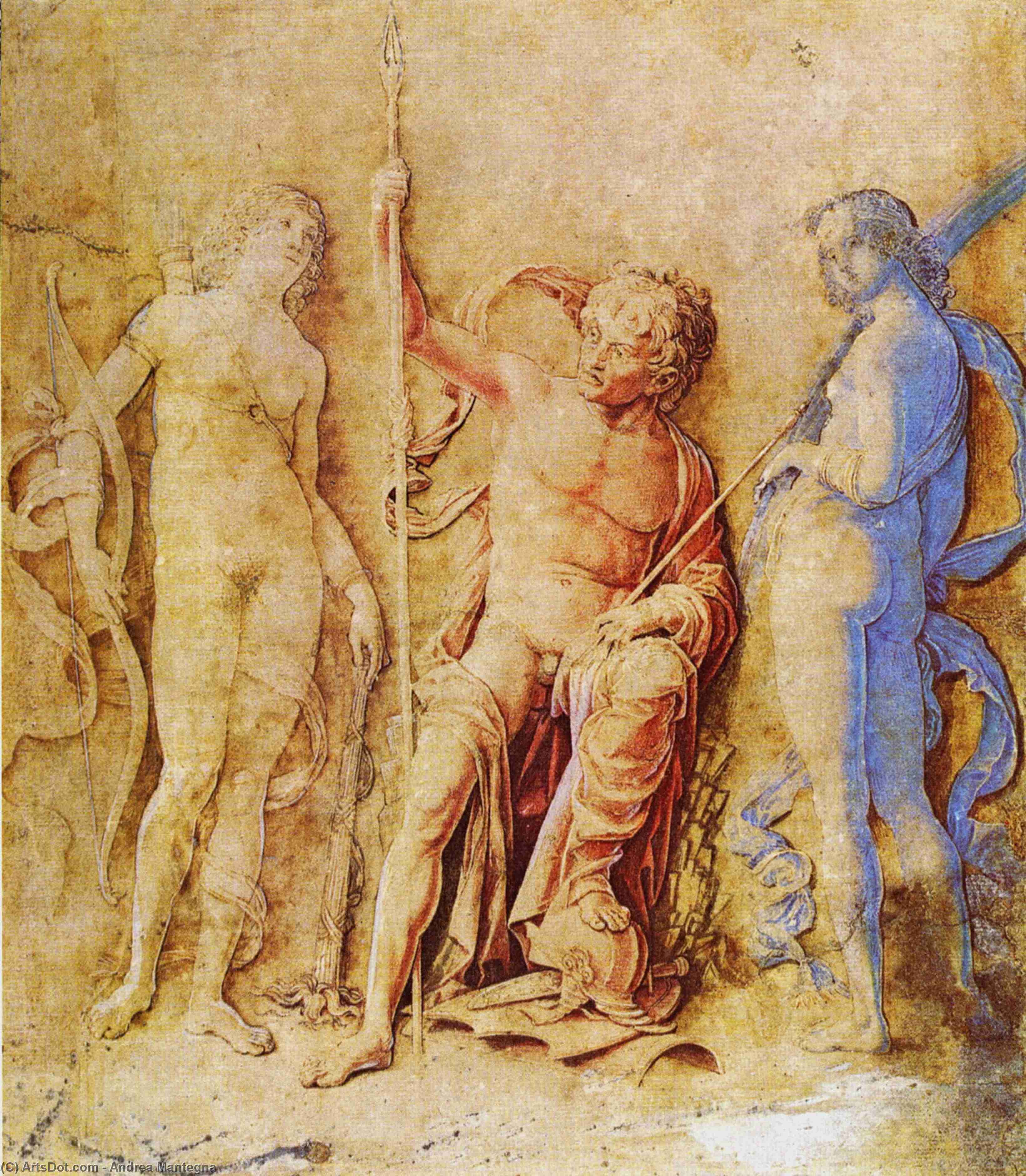 Mars, Venus, And Diana — Andrea Mantegna