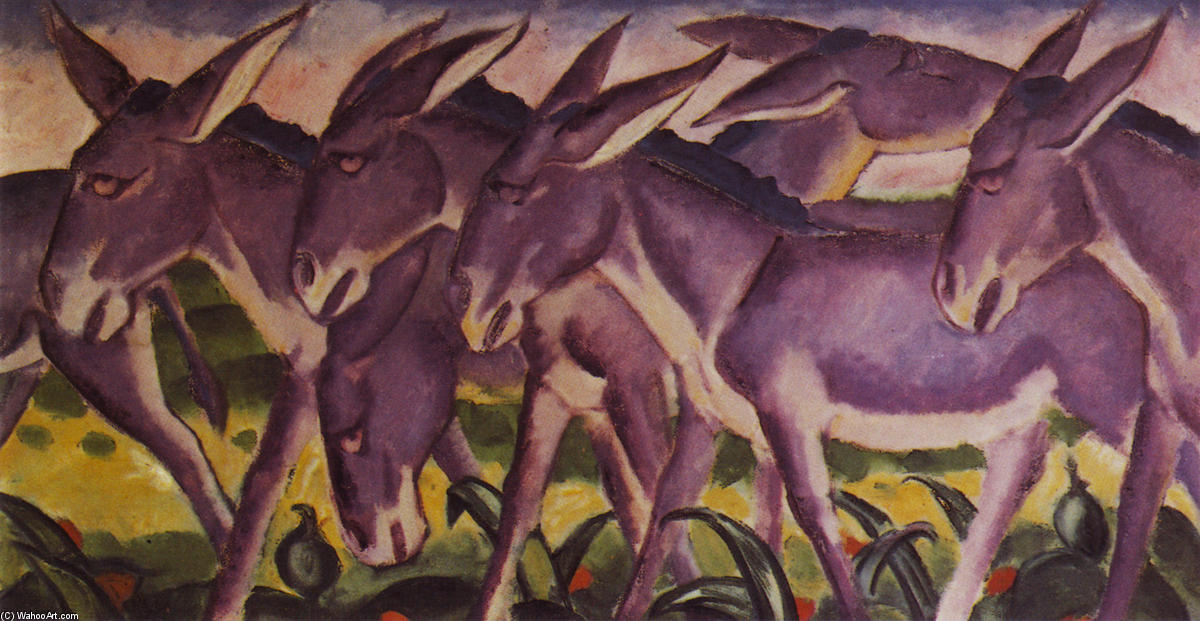 Donkey Frieze — Franz Marc