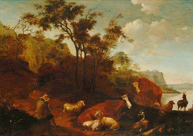 Landscape With Animals — Nicolaes Pietersz Berchem
