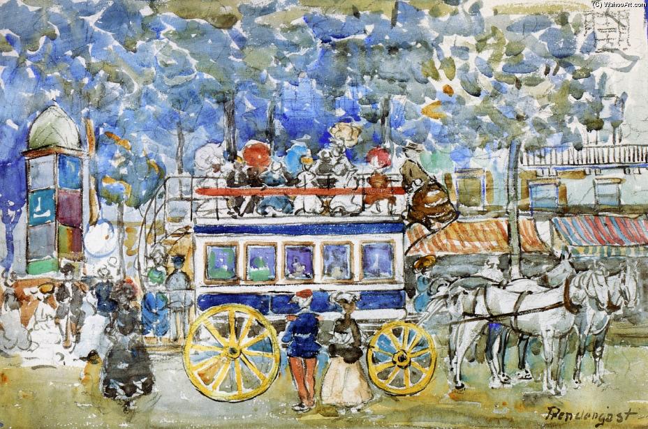 The Paris Omnibus — Maurice Brazil Prendergast