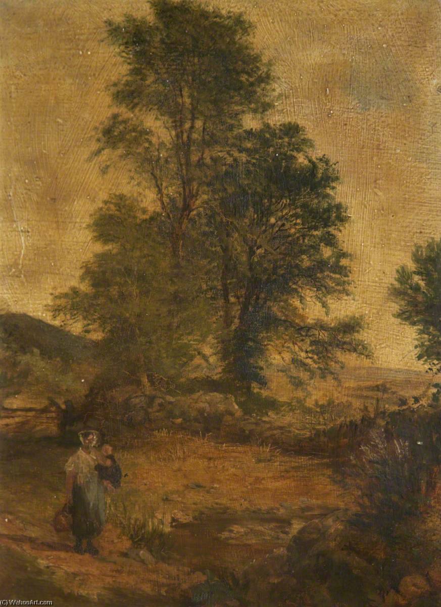 Landscape With Peasants — Ambrose Bowden Johns