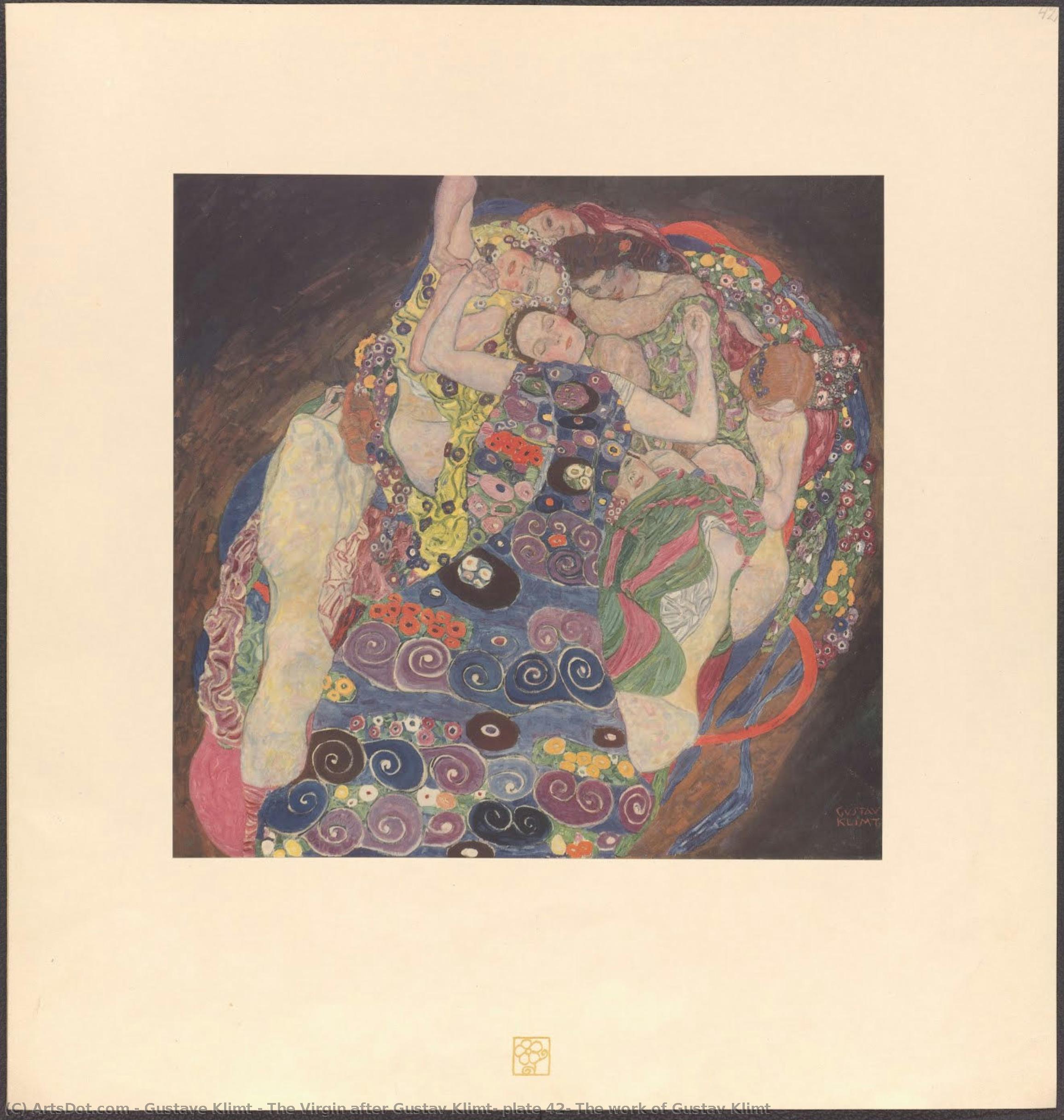 The Virgin After Gustav Klimt, Plate 42, The Work Of Gustav Klimt — Gustav Klimt