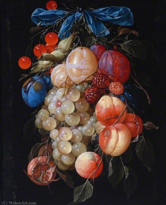 A Garland Of Fruit — Cornelis De Heem