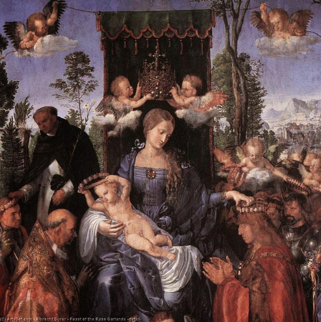 Feast Of The Rose Garlands (detail) — Albrecht Dürer