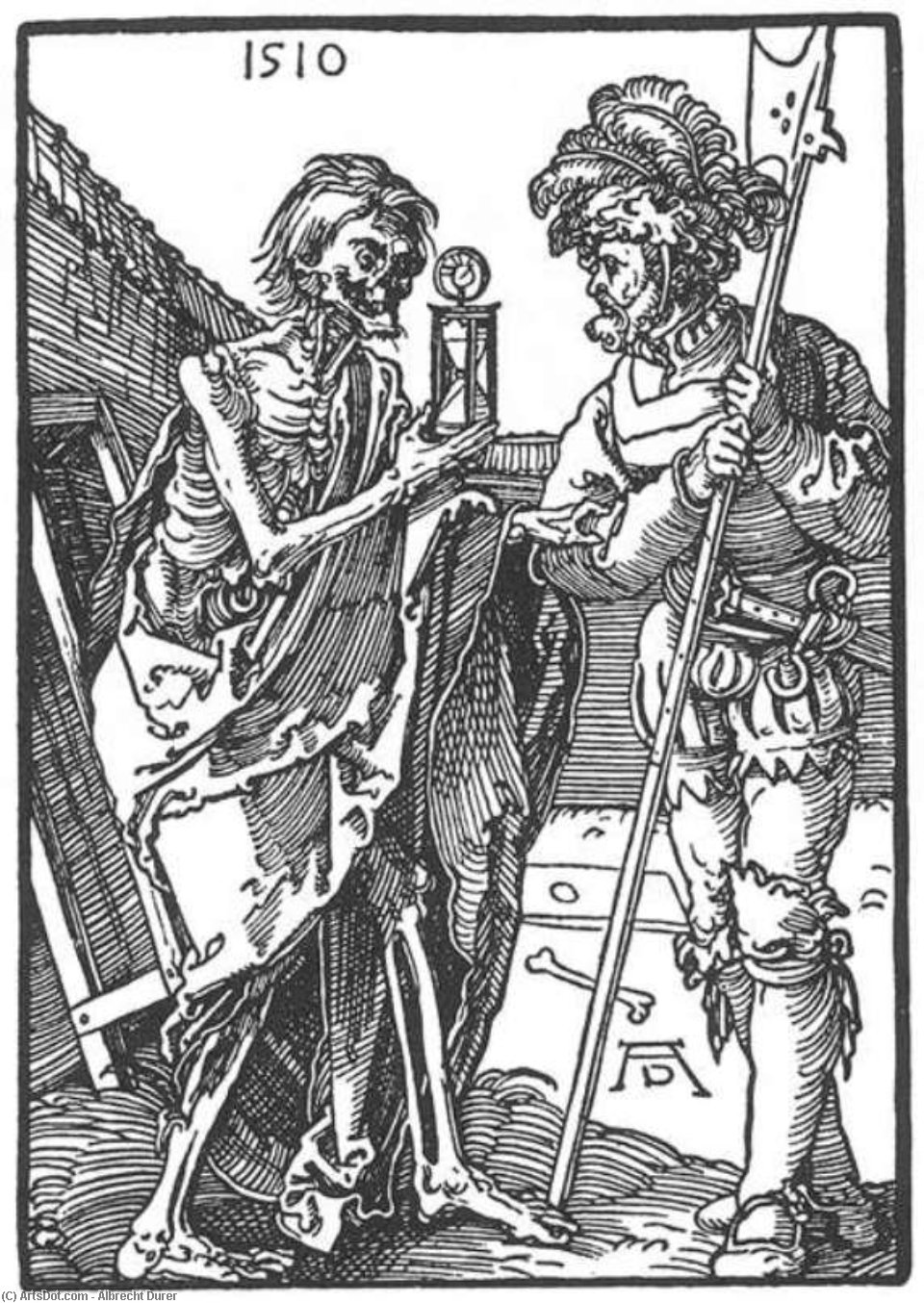 Muerte Y El Landsknecht — Albrecht Dürer