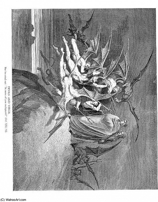 Devils And Virgil — Paul Gustave Doré