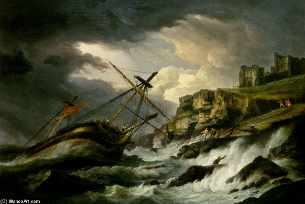 A Shipwreck, Said To Be `the Dutton — Thomas Luny