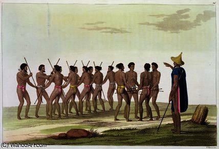 War Dance Of The Caroline Islanders — Vittorio Raineri