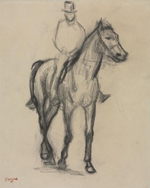 Horse And Rider — Edgar Degas